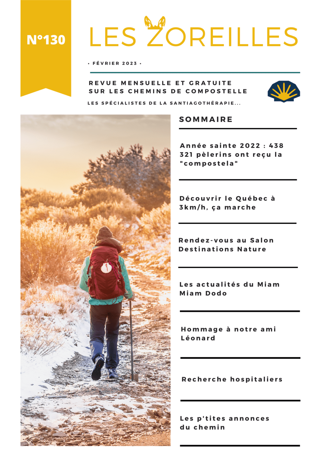 Anciens numéros des Zoreilles - Chemin de Compostelle