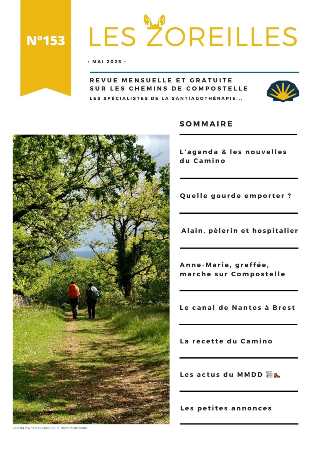 Anciens numéros des Zoreilles - Chemin de Compostelle