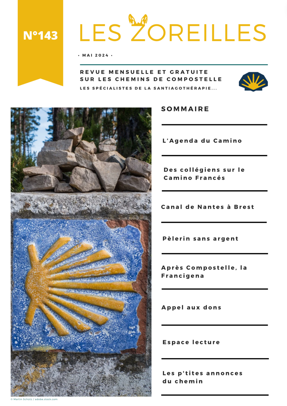 Anciens numéros des Zoreilles - Chemin de Compostelle