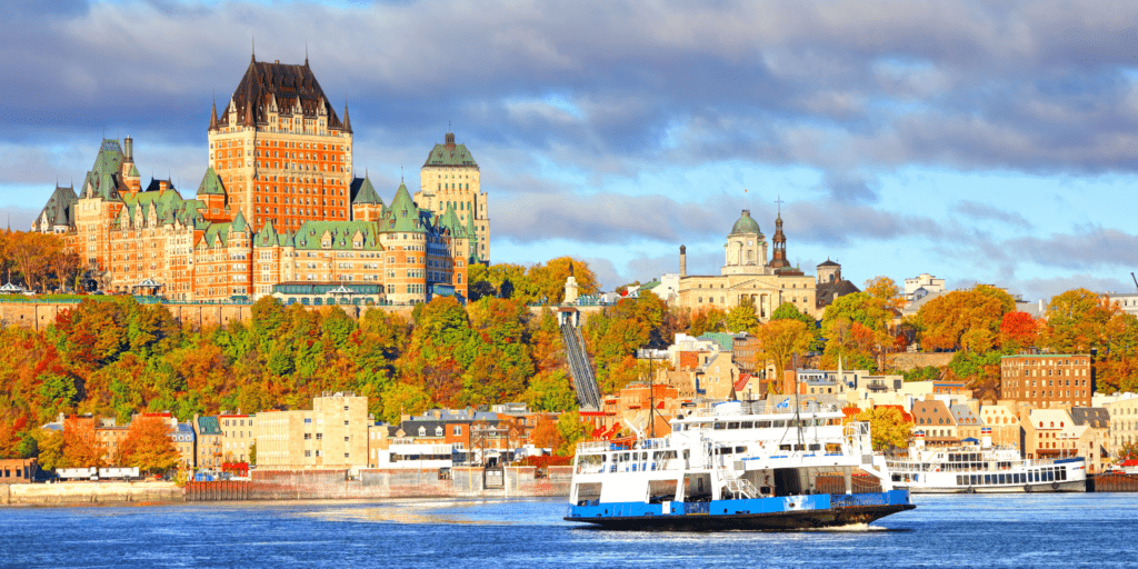 Photo paysage de la ville de Québec, au Canada