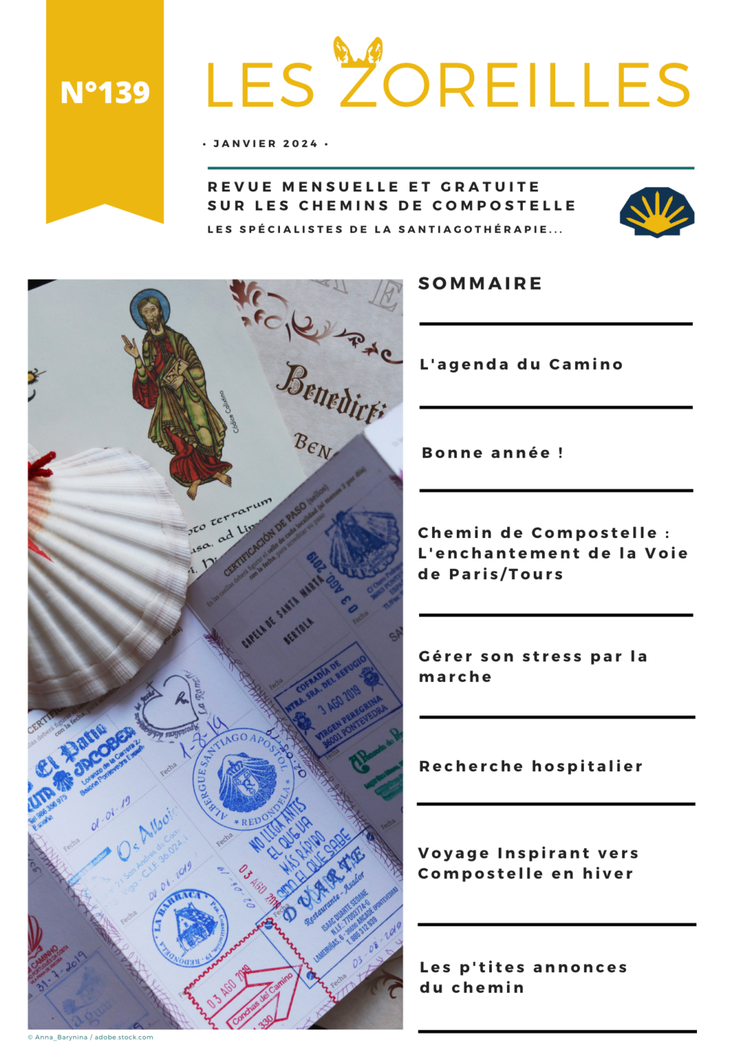 Anciens numéros des Zoreilles - Chemin de Compostelle